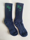Navy Crew Socks