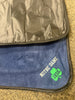 Navy Fleece & Poly Woven Picnic Blanket