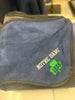 Navy Fleece & Poly Woven Picnic Blanket