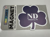 Shamrock ND Car Magnet