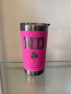 Pink Shamrock Tumbler