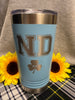 Light Blue Shamrock Tumbler