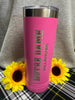 Pink Skinny Tumbler