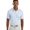 Johnnie-O Lyndon Striped Polo (Gulf Blue)